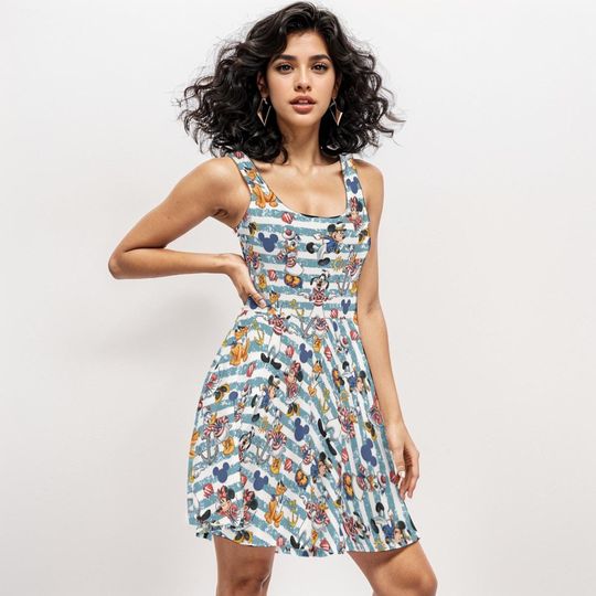 Discover Disney Cruise Skater Dress, Mickey Skater Outfit