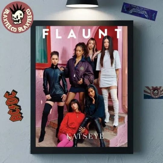 Discover KATSEYE Grace Flaunt Magazine 2025 Poster Canvas Home Decor Vertical Poster