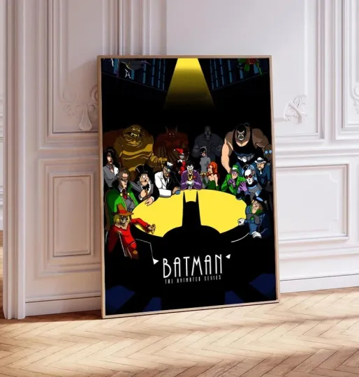 Batman The Animated Series Villains Poster Premium Matte Vertical Art