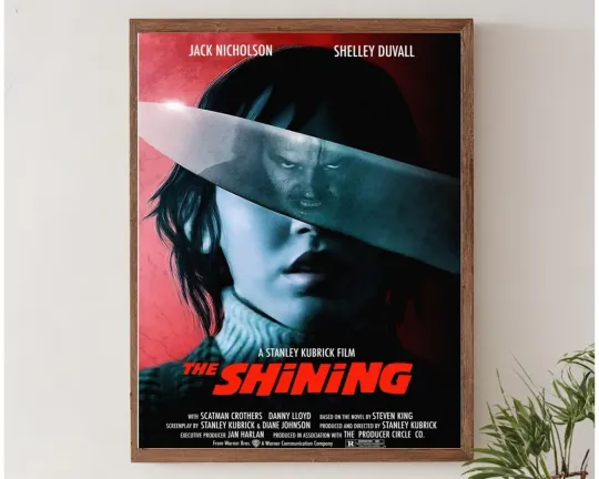 The Shining Movie Poster Stanley Kubrick Horror Film Art Vertical Poster