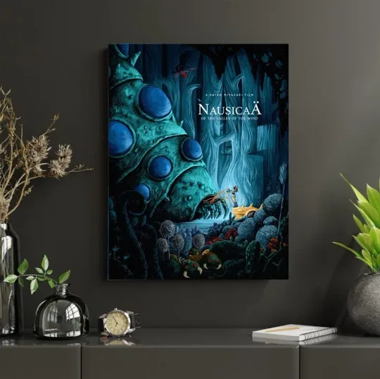 Discover Nausicaa of the Valley of the Wind Anime Movie Poster Vertical Premium Matte