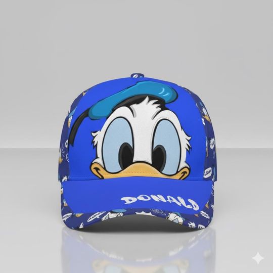 Discover Custom Donald Duck Ears Hat, Disney Vacation Sun Hat