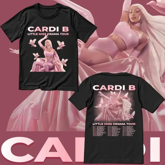 Discover Cardi B Am I the Drama Tour T-Shirt