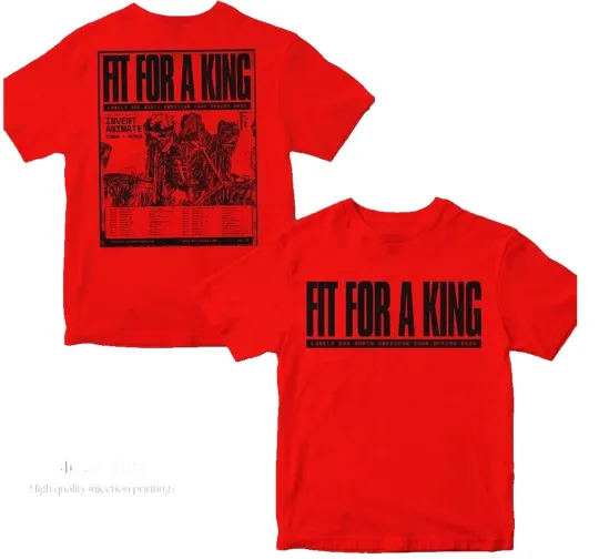 Fit For A King Lonely God North America Tour Spring 2026 T-Shirt