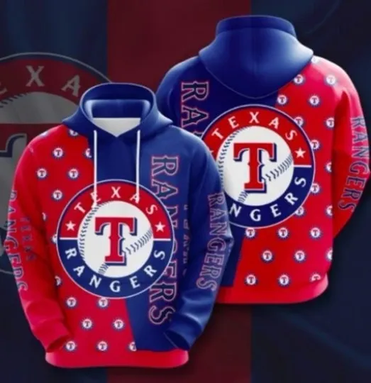Discover Texas Baseball Team Rangerss 3D Hoodie , Unisex Adults S-5XL