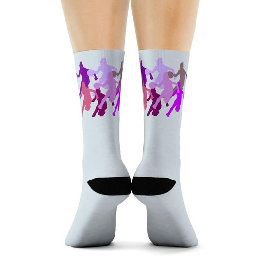 Discover Teen Basketball Socks  Performance Athletic Crew Socks For Boys and Girls  Teen Sports Socks for Young Players "D-Up" By Duntalk