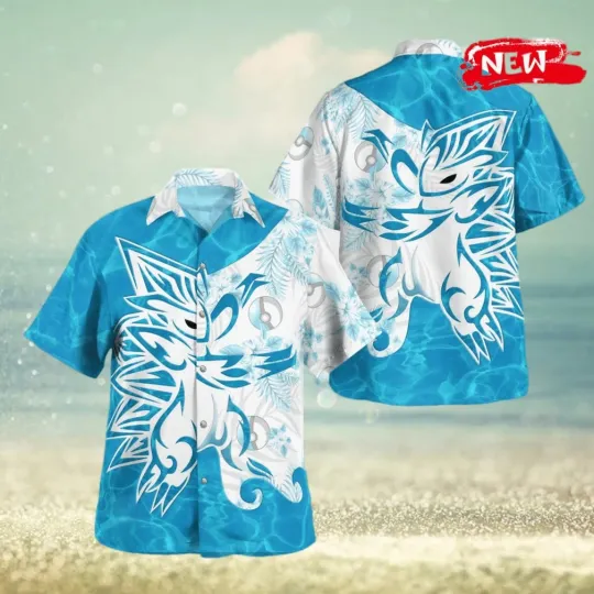 Discover Tribal Alolan Sandslash Ver 2 Design Hawaiian Shirt and Short