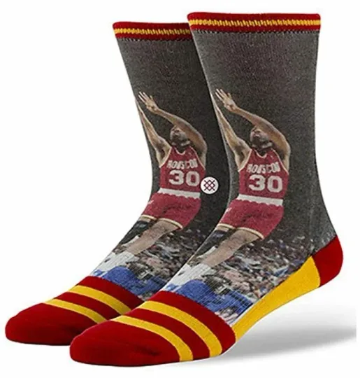 NEW Stance Men's NBA Legends Classics Crew Socks Multi - Kenny Smith