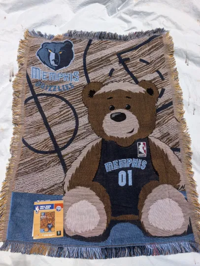 Discover NBA Memphis Grizzlies Triple Woven Baby Throw Blanket ~ Northwest 36"x46"