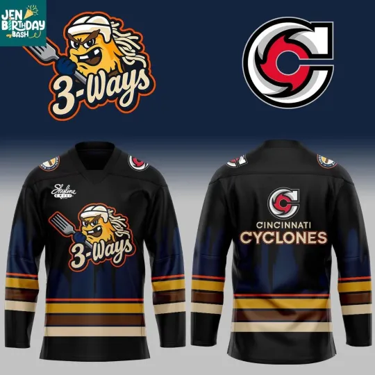 Discover Personalized Ciiincinnati Cyclones Lace Hockey USA Size