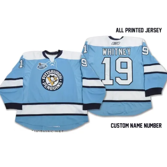 Discover Whiiitney #19 Piiiittsburgh 2008 Lace Hockey USA Size