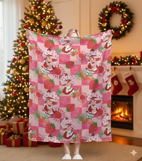 Discover Strawberry Shortcake Baby Fleece Blanket,