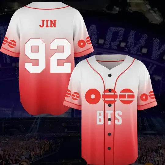 Discover BTS Neww Album 2026 World Tour Baseball Jersey Gift For Army