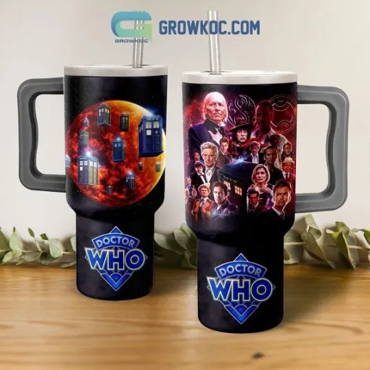 Doctor Who Series 40oz Tumbler with Handle