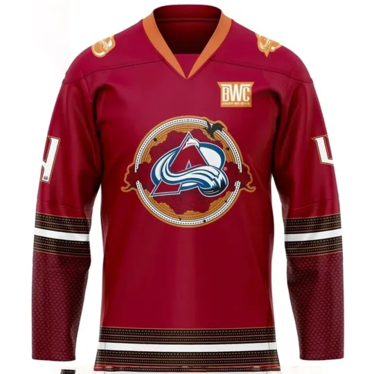 Discover Personalized Colorrrado Lace Hockey USA Size