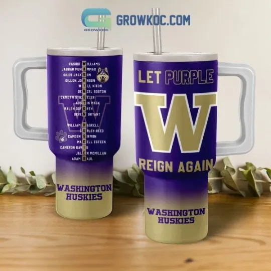 Discover Washington Huskies 40 oz Tumbler with Handle