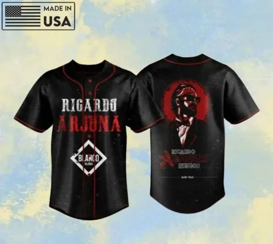 Discover Ricardo Arjona 2026 Usa Tour AOP 3D Baseball Jersey Unisex