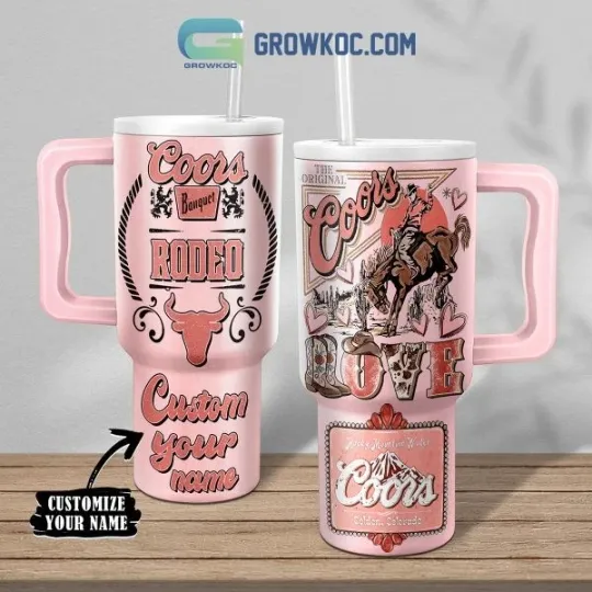 Discover CCOORS Love Rodeo 40oz Tumbler with Handle