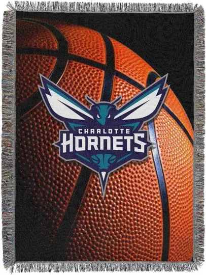 Northwest NBA Charlotte Hornets - Woven Tapestry Throw Blanket - 48" x 60"