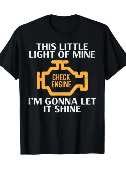 Discover Men'S Vintage Car Enthusiast T-Shirt - Funny Mechanic Gift with "This Little Lig