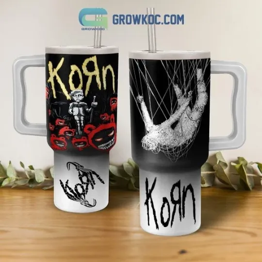 Discover Korn Rock Band 40oz Tumbler with Handle
