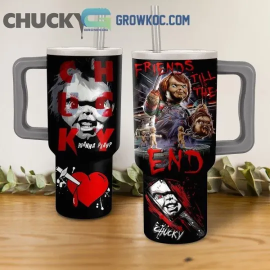 Chucky Wanna Play Friends 40oz Tumbler with Handle