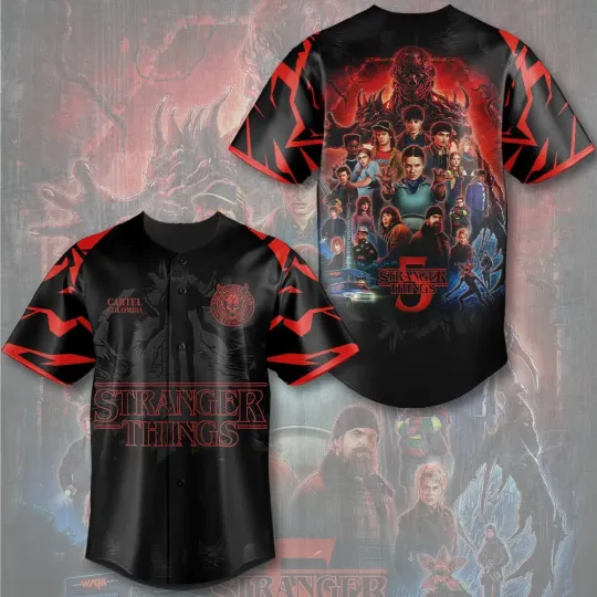 Stranger Things Baseball Jersey