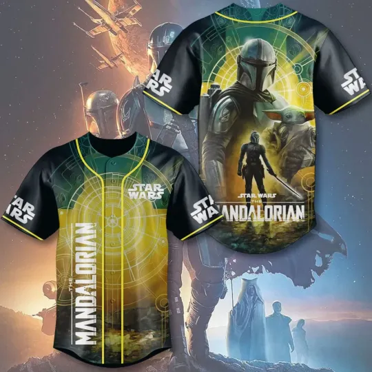 Discover Star Wars x Mandalorian Baseball Jersey