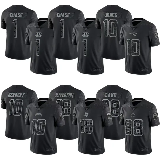 Men's Black RFLCTV Reflective Jersey