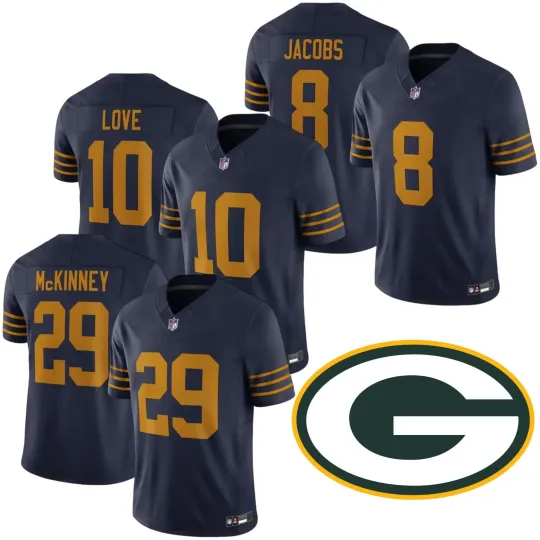 Men's Packerss Navy The 1923 Classic Jersey All Size