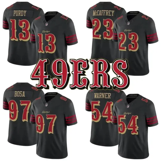 Discover NWT Men's 49ers Black “Rivalries” Limited All Stitched Jersey