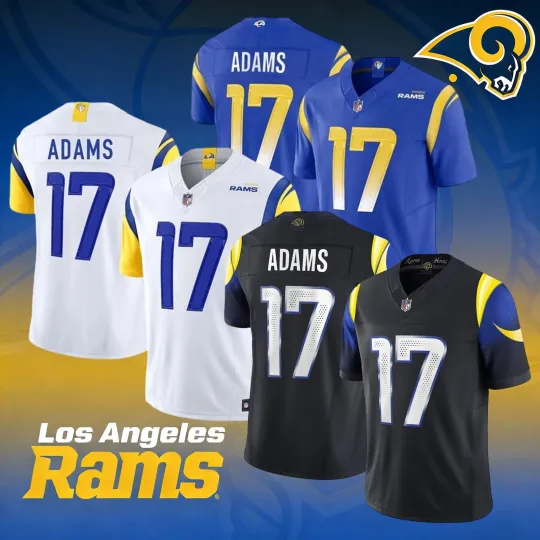 Discover Men's/Youth Ramss #17 Davante Adams  Limited Game Player All Stitched Jersey