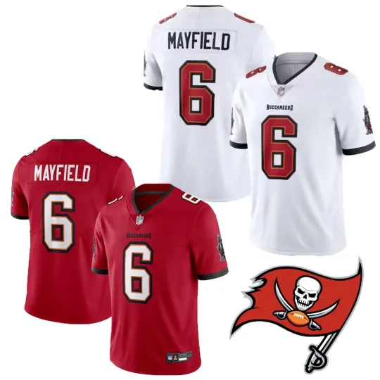 Discover Men's/Youth Buccanerrss #6 Baker Mayfield Limited Jersey Fully Stitched