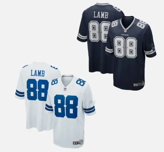 Discover CeeDee #88 Lamb MEN Navy & White - All Stitched Jersey