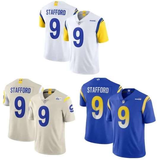 Discover Men's/Youth Ramss #9 Matthew Stafford Limited Stitched Game Jersey