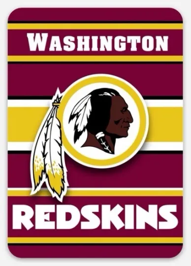 Discover Washington Redskins Chief Zee Head Logo Magnet