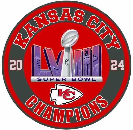 Kansas City Chiefs Super Bowl LVIII 58 Football Champions Magnet