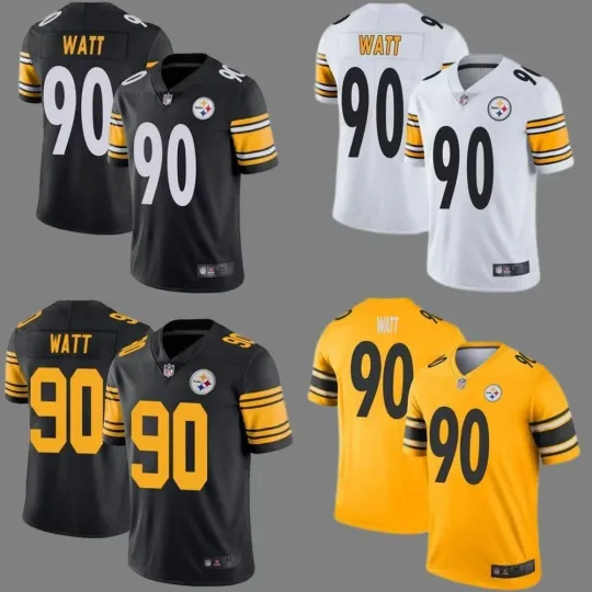 Discover #90 T.J. Watt MEN Stitched Jersey All Color Duty-free US