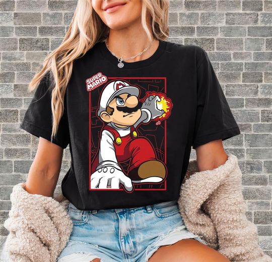 Discover Famous Character Super Mario Tshirt | Unisex Adult Tee | Hoodie Sweatshirt | Premium DTF Print | Kids Option | O332