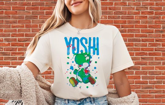 Super Mario Yoshi Splash T-Shirt
