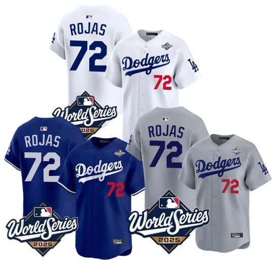 Discover Men's Miguel Rojas 2025 World Series Limited Player Stitched Jersey