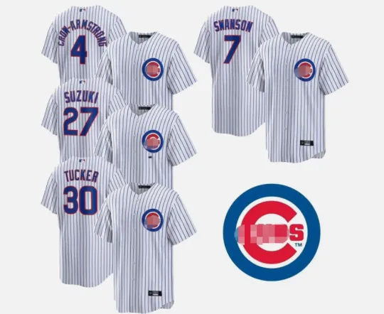 Discover Men's/Youth Cub-s White White Home Replica All Stitched Player Jersey