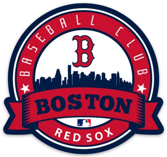 Boston Red Sox Baseball Club Logo Magnet