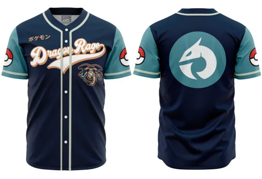 Discover Dragon Rage Dragon Type Poke*mon Baseball Jersey