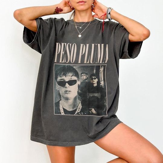 Discover Peso Pluma & Friends Tour T-Shirt, Comfort Colors Vintage Peso Pluma Shirt, Dinastia Graphic Tee