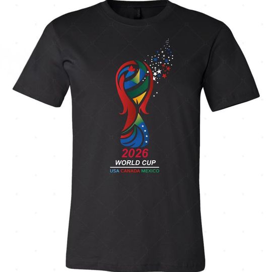 World Cup 2026 USA T-Shirt, United States Soccer Fan Tee, 2026 Football Event Apparel