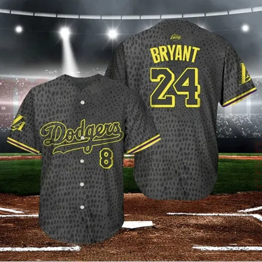 Discover Dodgerss x Ko be  jersey giveaway - All Size