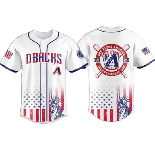 Discover 2025 Ariizona 4th Of July Independence Day Jersey Giveaway - All Size