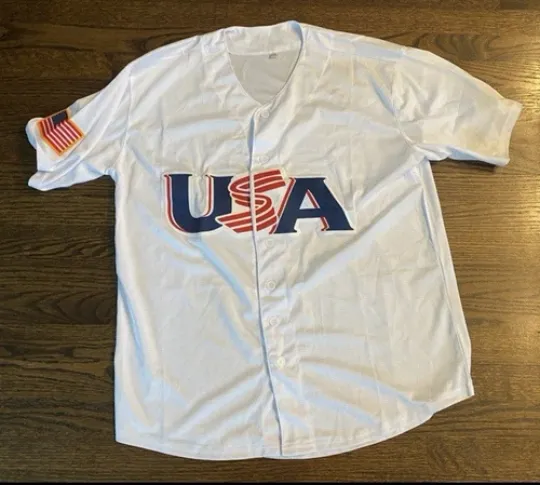 USA Baseball World Classic Olympics Jersey White Adult