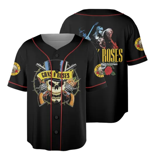 Discover Women's Guns N' Roses Baseball Jersey